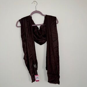 Vince Camuto Dark Brown Scarf